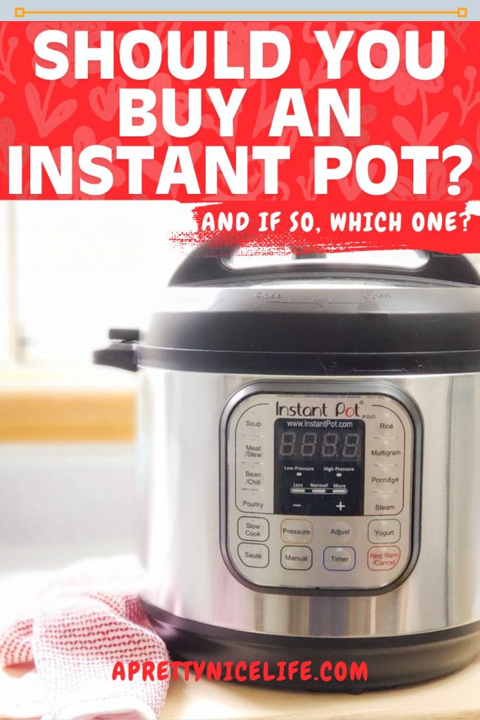 Pinterest image: Should you buy an Instant Pot (and if so, which one?)