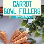 Easter Sewing Project: DIY Fabric Carrot Pattern for spring decor