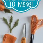 Adorable & Easy DIY Fabric Carrots to sew this spring