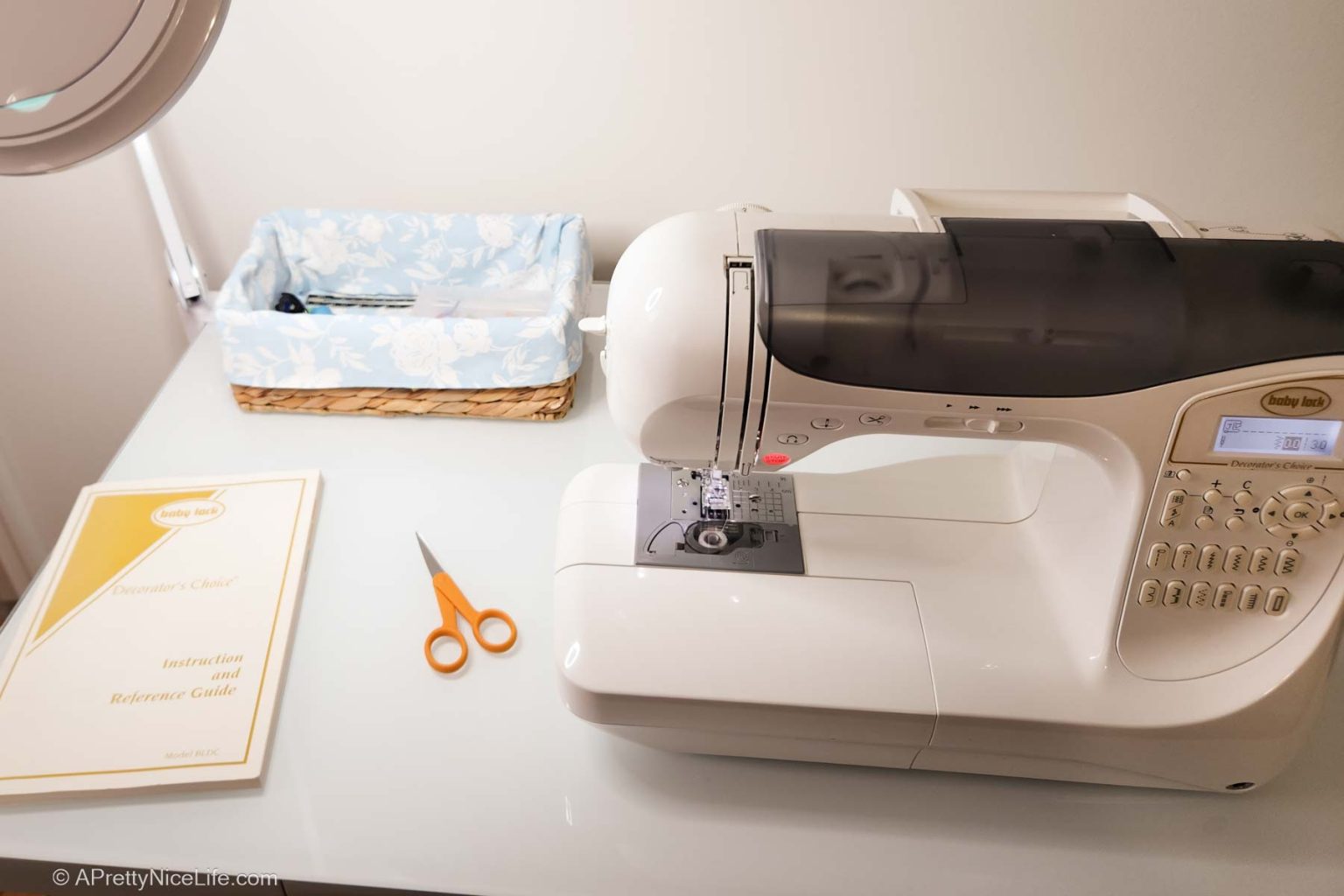 DIY Fabric Basket Liner Sewing Tutorial - A Pretty Nice Life
