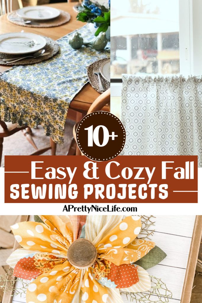 Easy & Cozy Fall Sewing Projects
