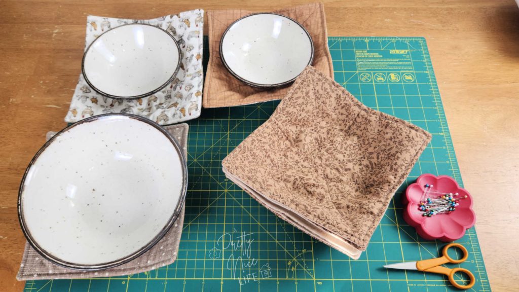 easy bowl cozies handmade for different size bowls